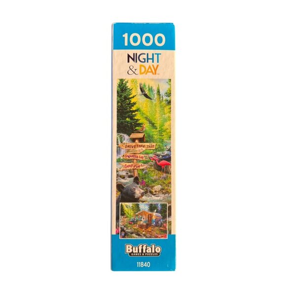 Night & Day "Mountain Retreat" 1000-Piece Puzzle & Ravensburger "Streets Of Fran - Picture 3 of 5